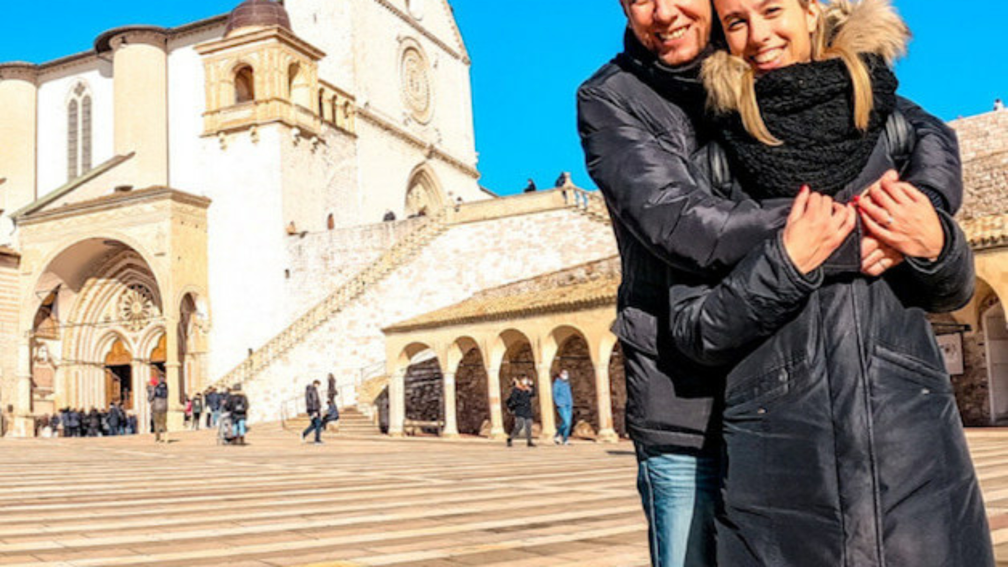 Stefano & Laura alla Basilica di San Francesco d'Assisi in Umbria